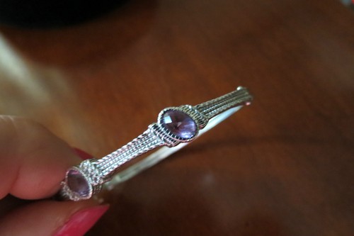Gorgeous Judith Ripka Amethyst and Sterling Silver Bracelet – NWOT - Picture 8 of 8