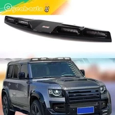 Gloss Black Roof Top Light Bar with LED DRL Fits for Defender 90 110 2020-2024