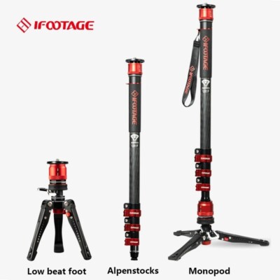 ifootage CB3 C180F-P Carbon Fiber Camera Tripod 180cm Video
