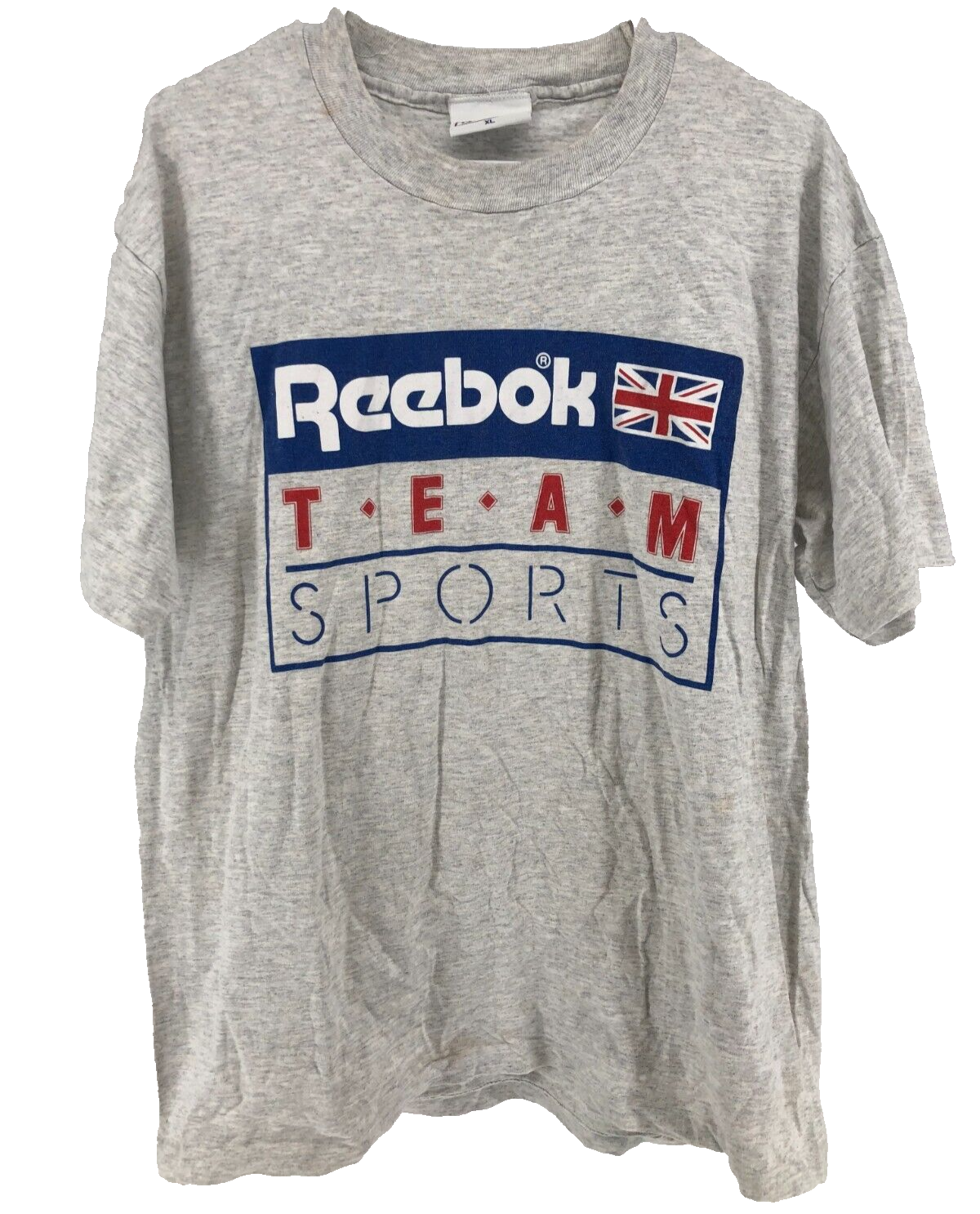 Vintage 1990's Reebok Short Sleeve T-Shirt Men's Size XL Gray
