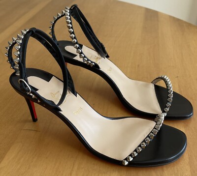 Christian Louboutin So Me 100 Spiked Heels Sandals Brand New