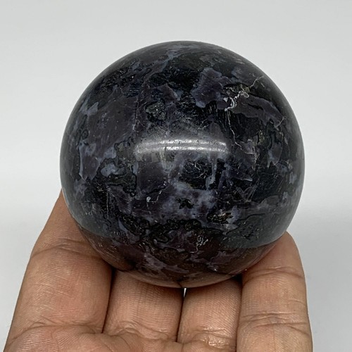 292.5g, 2.3" Natural Indigo Gabbro Spheres Gemstone, Reiki, @Madagascar,B4634 - Picture 5 of 9
