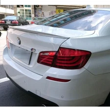 Unpainted Fit For BMW F10 Sedan 5 Series P Style Rear Trunk Spoiler Wing ABS