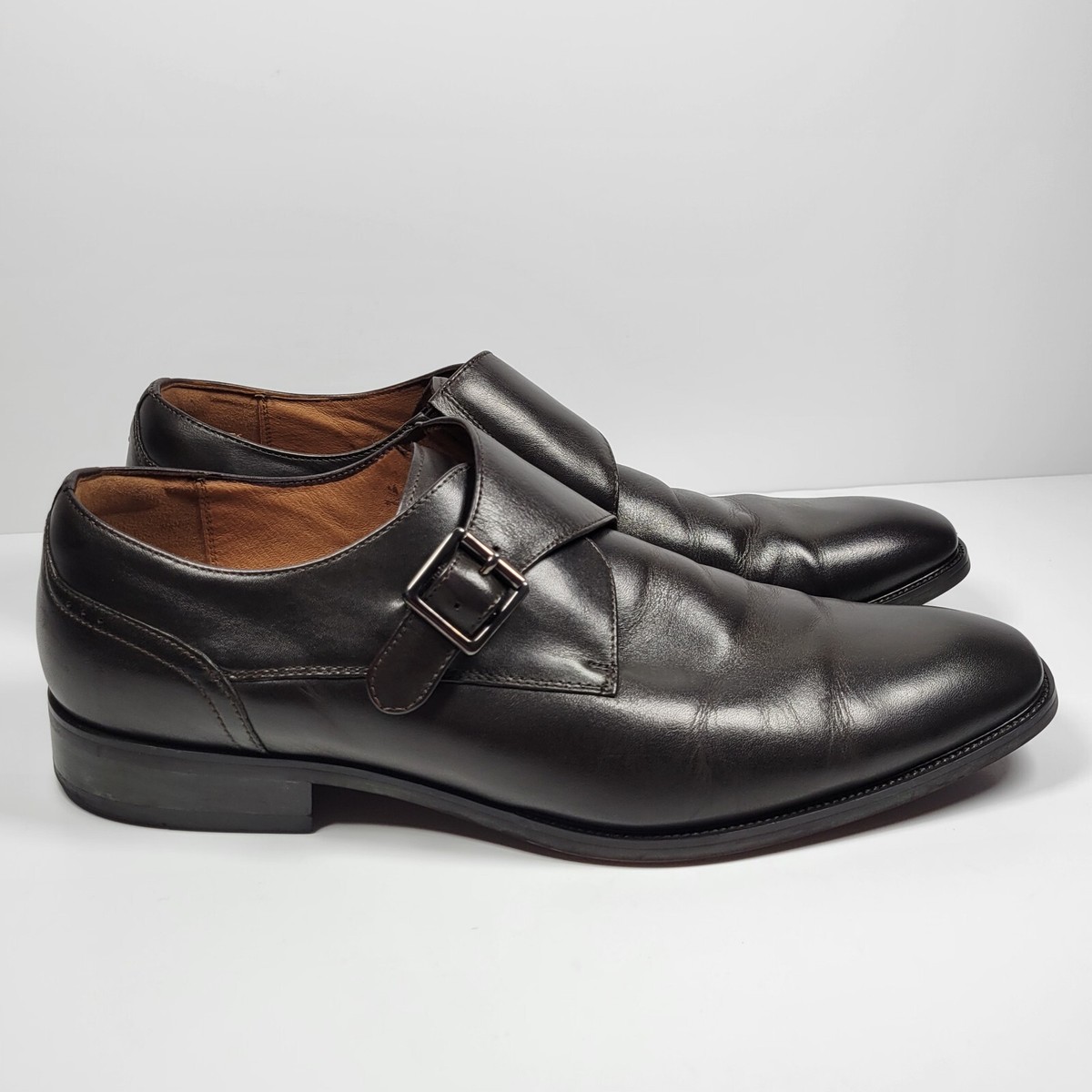 Florsheim Sorrento Plain Toe Single Monk Strap Slip On mens 