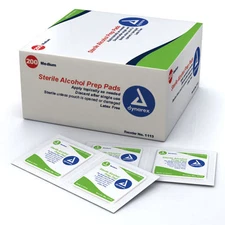 20 PACKS STERILE MEDIUM ALCOHOL PREP PADS SWABS WIPES 20 BRAND NEW !
