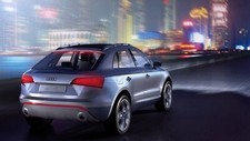 Cars audi cross coupe car vehicle Desk Mat Stitched