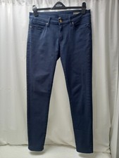 ❤️ Mango Paty Super Slim Blue Jeans Size 32" Waist Ladies Vgc