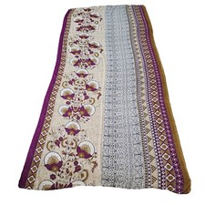 Dupatta Scarf Shawl Sarong Saree beach swimsuit coverup Sheer 89" X 42.5"