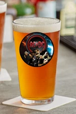 AC/DC - Rock and Roll - 16oz Pint Beer Glass Barware Seltzer Cocktail Tea 25-2