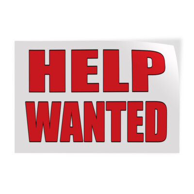 Decal Stickers Help Wanted Auto Body Shop Car Repair B Vinyl Store Sign Label