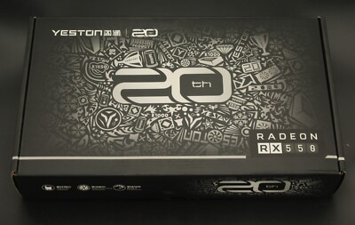 Yeston AMD Radeon RX 550 4gb Graphics Card