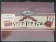 Front Porch Classics - Shut the Box Dice Game. New, Sealed