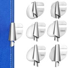 6 Pcs Curled Presser Foot for Sewing Machine Industrial Accessory Tools