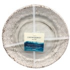 6 Cynthia Rowley Gray Melamine Dinner Plate Set Rustic Medallion Swirl Tuscan