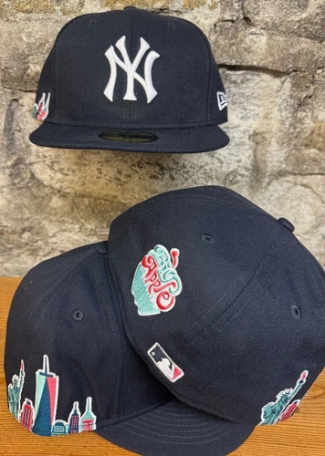 NY YANKEES CUSTOM EMPIRE STATE MLB Official New Era Big Apple Patch 59FIFTY