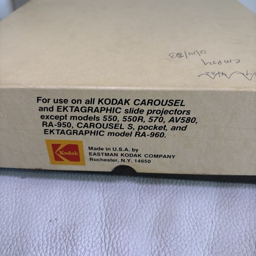 Vintage Kodak Carousel Transvue 140 Slides Tray In Original Box Used Very Good - Picture 8 of 12