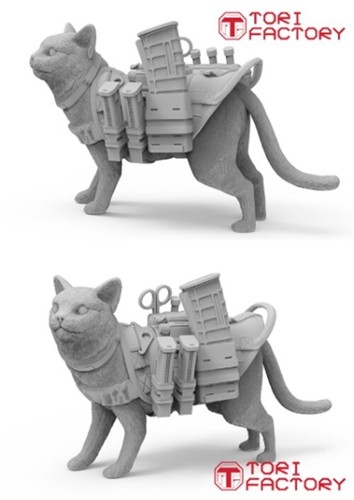 Tori Factory 1/35 Tactical Cat Resin Figure Model Kit #MF-44A - Picture 3 of 12