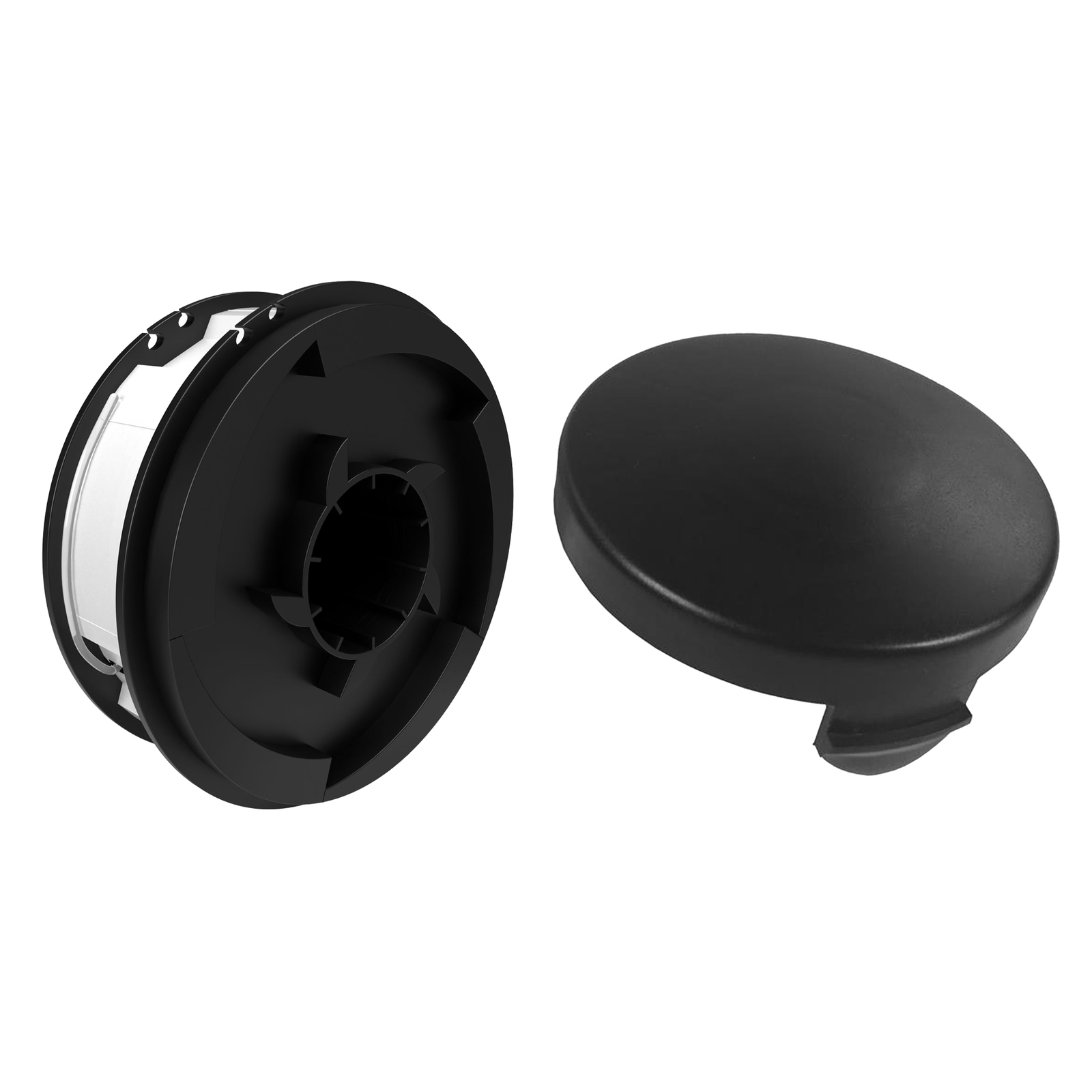 Rasentrimmer-Spulen-Set Für Black & Decker GL315 GL350 GL650 - Mit Kappe, Spule Und Schnur, 1,65 Mm