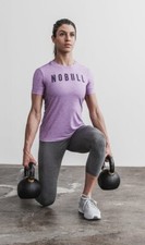 Sold out Nobull T shirt Small Purple Women's Crew neck