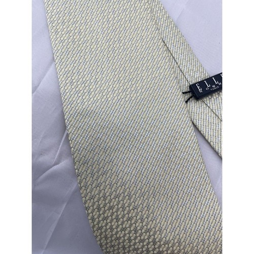 ELLE HOMME Silk Men's Tie Yellow Chic Geometric Formal Business -New With Tags! - Picture 7 of 7