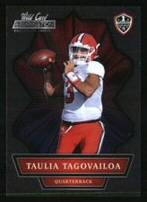 Taulia Tagovailoa 2021 Wild Card Alumination NIL #ANBC-76 FOOTBALL Card
