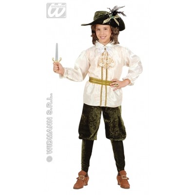 Costume vestito di carnevale Principe azzurro prestige bambino da 1a 3 anni