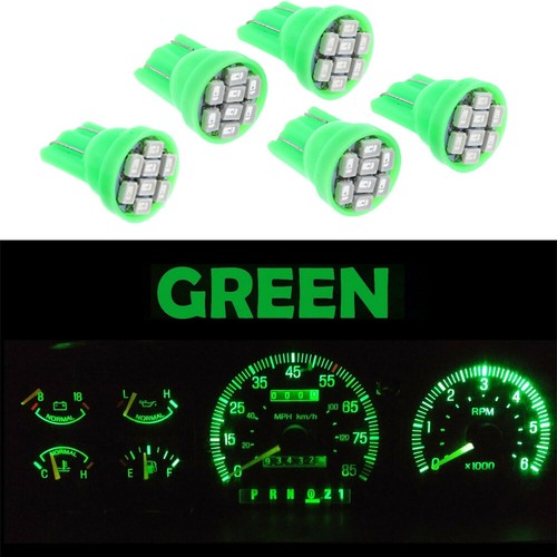 Gauge Cluster LED Dash kit Green Bulb For Ford 87-91 Bronco F150 F250 F350 Truck - Foto 1 di 6