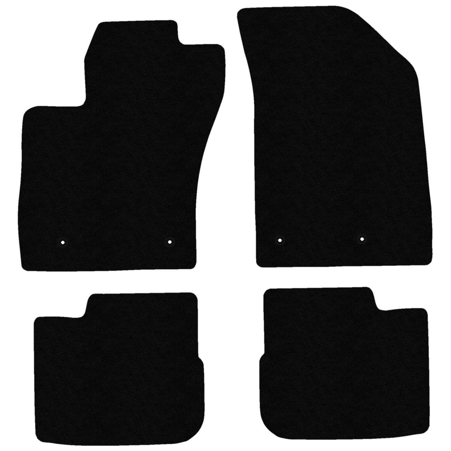 Tapis de sol Fiat Tipo 2016 velours premium et finitions cuir blanc