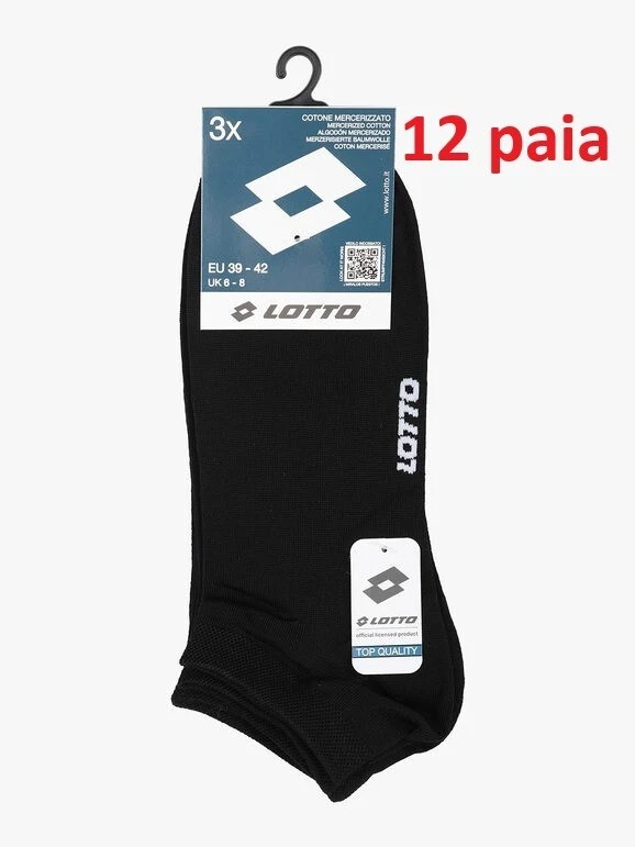 Calzini Ballerina Uomo (2 Paia) In Cotone | Traspiranti, Indeformabili, Quasi Invisibili, Colore Bianco O Nero, Taglia Unica