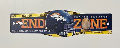 Denver Broncos Sign - 4''x17'' Sign - Plastic Sign