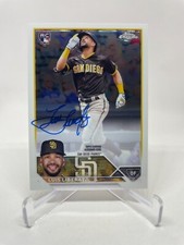 2023 Topps Chrome #RA-LL Luis Liberato Rookie RC Auto - San Diego Padres