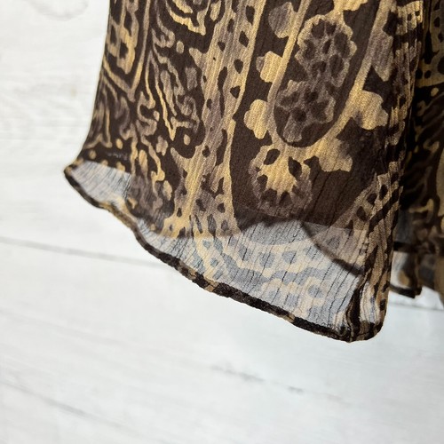 Jupe femme Lauren Ralph Lauren taille 10P cachemire moody foncé midi/maxi fluide - Photo 5/17