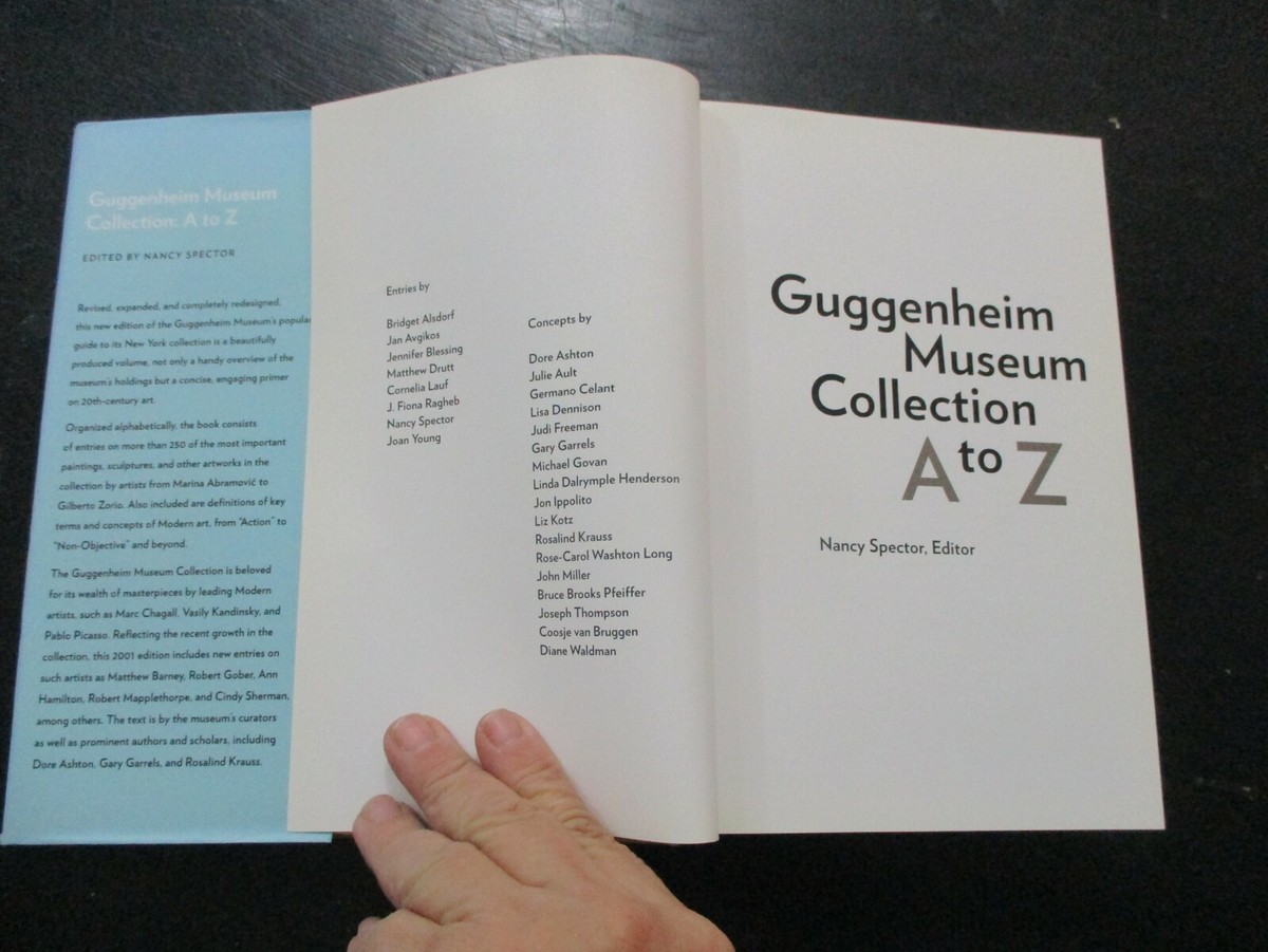 Guggenheim Museum colledtion A - Z, h/c, 392 pp, English edit.,NY