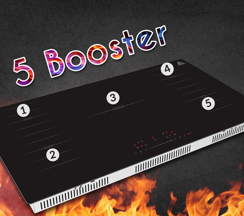 Trinity TRI905 5 Burner 90cm Width Built-in Induction Cooktop SYDNEY PICKUP FREE - Picture 6 of 9