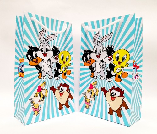 Baby looney tunes Baby Shower Party Banner Plates Cups Goodie Bags Favor Box - Picture 17 of 78