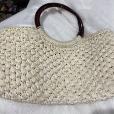 Vintage Straw Purse In Great Condition