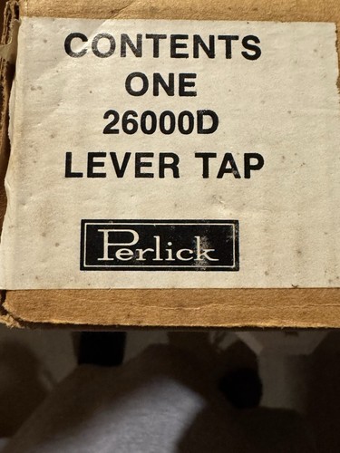 Lever tap Perlick 26000D  Beer Tap NIB W/instructions - Picture 1 of 3