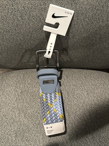 Nike Golf G Flex gewebter Stretchgürtel blau Herren - Medium (36-38) neu mit Etikett $ 55 Einzelhandel