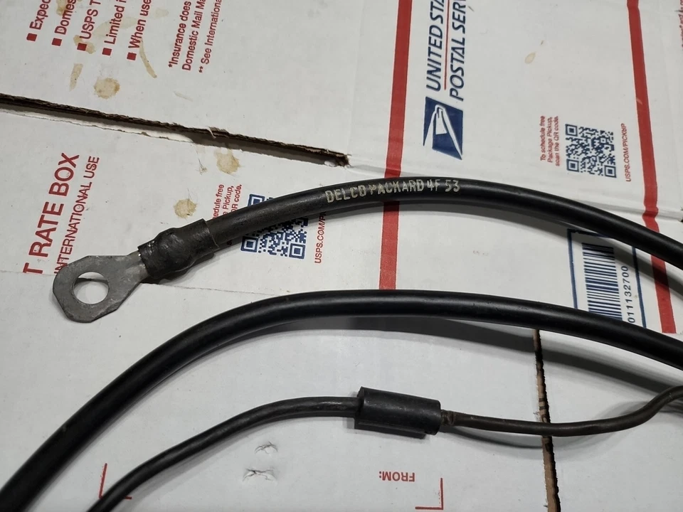 NOS GM Delco Packard 53" Battery Cable With Fusible Link # 4F53 Chevy Pontiac OE - Image 2 of 4