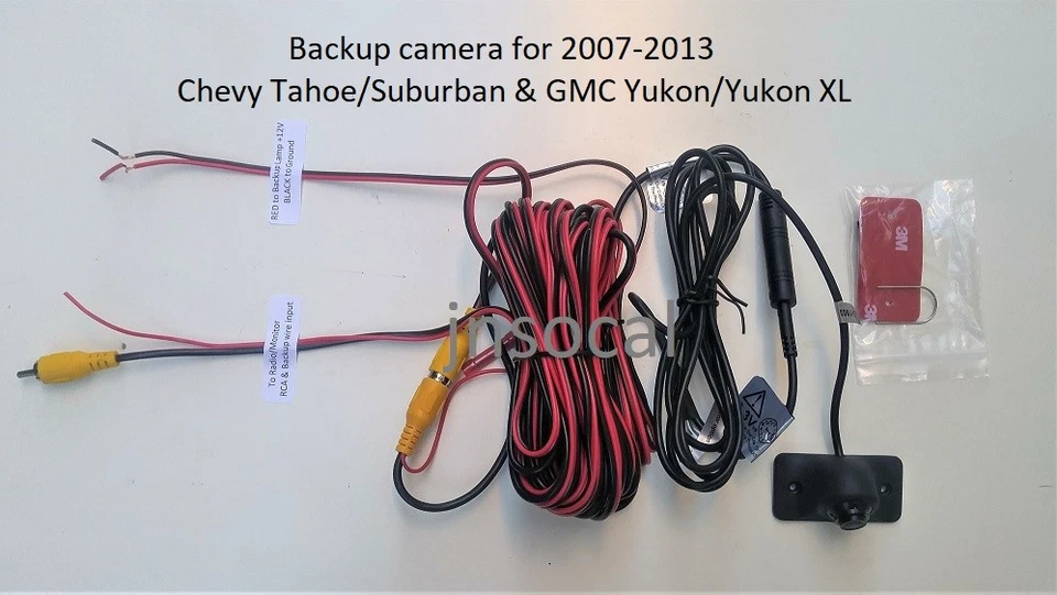 Backup Camera for Chevy Tahoe Suburban GMC Yukon 07 - 13 with AFTERMARKET RADIO - Image 3 of 4