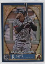 2021 Topps Gypsy Queen Box Topper Chrome Indigo Refractor /150 Ketel Marte 11ci
