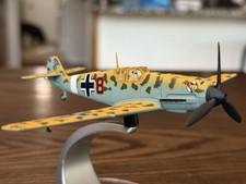 Bf 109e Black 8 Werner Schroer 1941 With Nose Art Panel Corgi Us32106 172