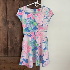 Lilly Pulitzer Girls Size 14 Arya Dress Peony for your Thoughts Spring Wedding