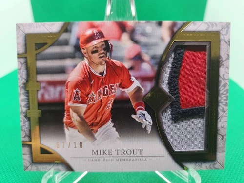 Mike Trout 2024 Topps Transcendent Collection Jumbo Patch Card JPC-MTR /10