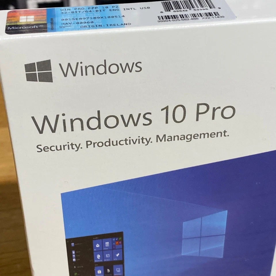 Microsoft Windows 10 Professional USB 64/32 Retail Boxed English Sealed Original - Image 4 of 4