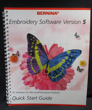 Bernina Embroidery Software Version 5 Book - Microsoft Windows Version 2000/XP