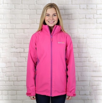 Regatta Womans Pink & Purple Hooded Jacket Size 12