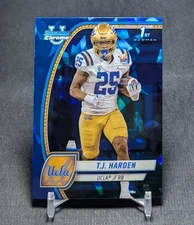 TJ Harden 1st Rookie 2024 Bowman University Chrome Sapphire Card #165 UCLA/SMU