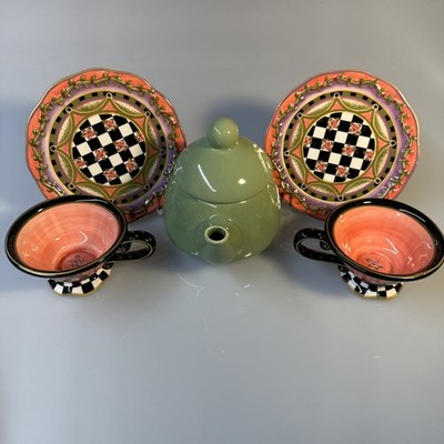 Whimsical Tea For Two Set! Unbranded, Compact Tea Set