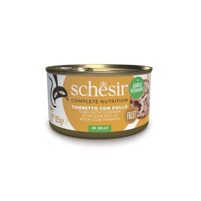 Whitebridge Pet Brands Srl Schesir Gatto Lattina In Jelly Adulto Tonnetto & Pollo 85 Gr - Immagine 3